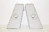 Audi A5 8T 07-12 Panel B pillar left + top right in SET moon silver TB9