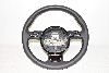 Audi A4 8K B8 07-12 Steering wheel leather multifunction black glossy radio MINT CONDITION